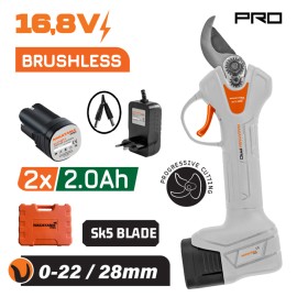 Ψαλίδι Κλαδέματος Μπαταρίας 28mm EC1428 Brushless 2x2Ah 16.8V Nakayama (084969)