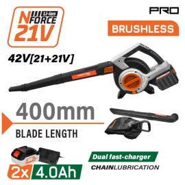 Φυσητήρας Mπαταρίας Brushless 42V Li-Ion 2x4.0Ah 288km/h EC1715X44  Nakayama Pro (085317)