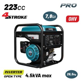 Γεννήτρια Βενζίνης Inverter Ανοιχτού Τύπου 350W 223c BGB4045 Bormann Pro (085454)