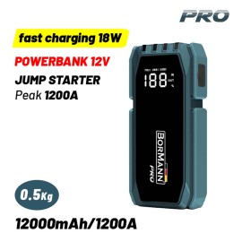 Εκκινητής & PowerBank 12000Mah 600Α BBC8530 Bormann Pro (085560)