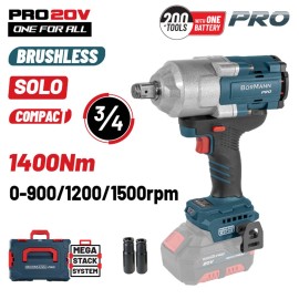 Μπουλονόκλειδο Brushless Μπαταρίας 20V Solo BBP5391CA ΒORMANN Pro (085638)