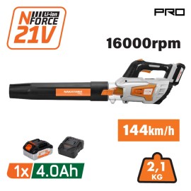 Φυσητήρας Μπαταρίας 20V  Li-Ion 1x4Ah 16000rpm 144Km/h EC1641X4 Nakayama Pro (086383)