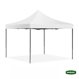 Πτυσσόμενο Κιόσκι Κήπου 3x3m Λευκό 420D TGL3435 GRASHER (104229)
