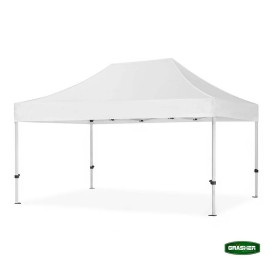 Πτυσσόμενο Κιόσκι Κήπου 3x4,5m Λευκό 800D TGH4435 GRASHER (104238)