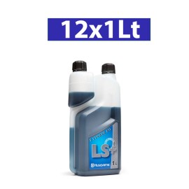 Λάδι Μίξης Για Δίχρονους Κινητήρες LS+ 1lt Με Δοσομετρητή - Κιβώτιο 12 Τεμ. Husqvarna