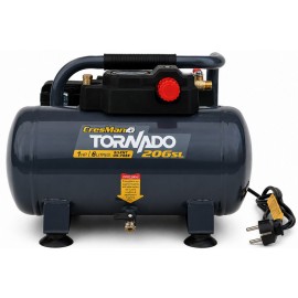 Αθόρυβο Κομπρεσέρ Αέρος Tornado 206SL 6L 1Hp Cresman (13946)