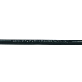 Σωλήνας Αέρος Ελαστικός 10x18mm Μαύρος Tiger (42108)