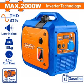 Ηλεκτρογεννήτρια Βενζίνης Inverter 2.000W Wadfow (WGEAS020)