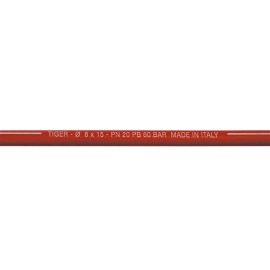 Σωλήνας Αέρος Ελαστικός 6x13mm Κόκκινος Tiger (42111)