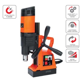 Μαγνητικό Δράπανο 1100Watt 50mm 9000N με 2 Ταχύτητες και Ρύθμιση Στροφών BULLE (633430)