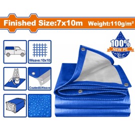 Μουσαμάς Αδιάβροχος 110gr/m2 7X10m Wadfow (WTQ1870)