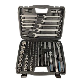 Σετ Καρυδάκια 1/4'' & 1/2'' με Καστάνια και Γερμανοπολύγωνα 82τμχ BHT5120 Bormann Pro (077800)