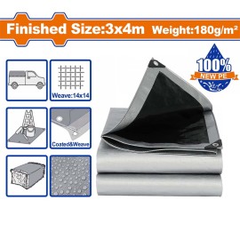 Μουσαμάς Αδιάβροχος 180gr/m2 3X4m Wadfow (WTQ8034)