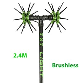 Ελαιοραβδιστικό Asteras Light Electric Total Carbon 2.4m με Μοτέρ Brushless Αγγελής (7737.EL)