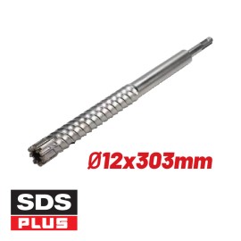 Τρυπάνι 12X303MM BHT4350 Rebar Cutter με SDS-PLUS Στέλεχος για Δομικά Υλικά BORMANN Pro (082828)