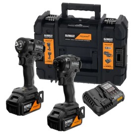 Σετ Μπουλονόκλειδο και Παλμικό - 2 X 5AH 18V XR Brushless Dewalt McLaren (DCK2224MP2T-QW)