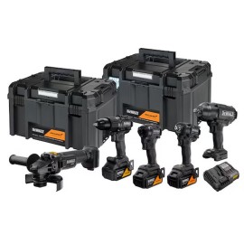 Σετ 5 Τεμαχίων 18V XR - 3X 5AH, Τροχός, Κρουστικό Και Παλμικά Κατσαβίδια DeWalt McLaren (DCK5222MP3T)