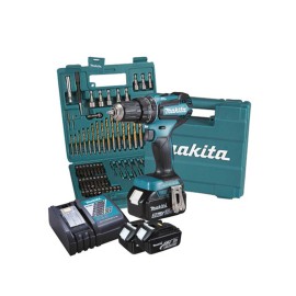 Σετ Κρουστικό Δραπανοκατσάβιδο 13 mm - 50 Nm + 2 Μπαταρίες 18V 3Ah + Ταχυφορτιστής + Βαλιτσάκι με Εξαρτήματα Makita (DHP485FJX1)