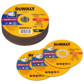 Δίσκος Κοπής Inox & Μετάλλου 125mm 25τεμ. Dewalt (DT20594)