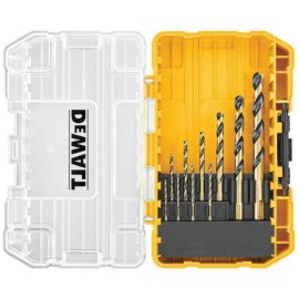 Σετ Τρυπανιών Black & Gold 10 τεμ. για Μέταλλο Dewalt (DT20620)