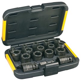 Σετ Καρυδάκια Αέρος 6-27mm + Αντάπτορας 1/4" σε 1/2" 17pcs Dewalt (DT7506)