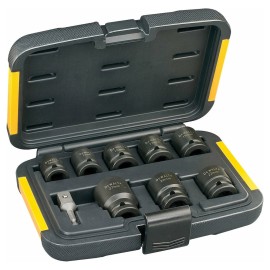 Σετ Κρουστικά Καρυδάκια 1/2″ με Αντάπτορα 1/4″ 9pcs Dewalt (DT7507)