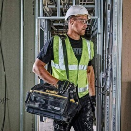 Tstak Τσάντα Εργαλείων Ώμου Μαύρη Dewalt (DWST82991-1) 