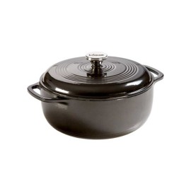 Εμαγιέ Μαντεμένια Κατσαρόλα 5.68 lt - Midnight Chrome Lodge (EC6D18)