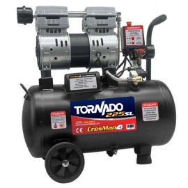 Κομπρεσέρ αέρος αθόρυβο Τornado 225sl 25l 1hp Cresman (12353)