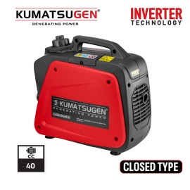 Γεννήτρια Βαλιτσάκι Αθόρυβη Inverter Βενζίνης Τετράχρονη 0.89kVA Kumatsugen (063629)