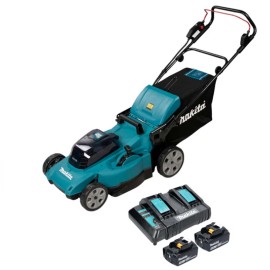 Μηχανή Γκαζόν Μπαταρίας 2X5AH 18V LI-ION Makita (DLM480CT2)