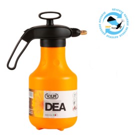 Ψεκαστήρας Προσυμπίεσης 2Lt Volpi Originale DEA με Ορειχάλκινο Ακροφύσιο & Σύστημα REVERSE (4470R-ORANGE)