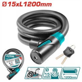 Total Κλειδαριά Ποδηλάτου 15Χ1200mm (TBK11512)