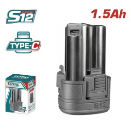 Μπαταρία Λιθίου 12V 1.5Ah TYPE-C για TDLI1232 / TIDLI1232 / TSPLI1212 TOTAL (TBLI12153E)