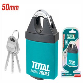 Total Λουκέτο Αδιάβροχο Σιδερένιο 50mm (TBLK38501)