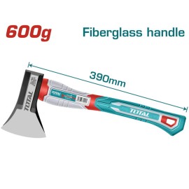 Τσεκούρι με Fiberglass Λαβή 600 gr Total (THAX061600)