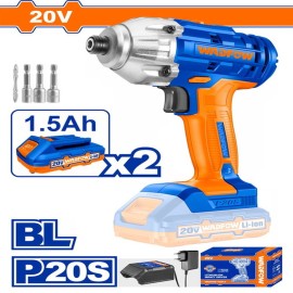Παλμικό Κατσαβίδι Μπαταρίας Li-ion 20V / 1.5Ah / 170Nm / 2 Μπαταρίες Wadfow (WCD2512)