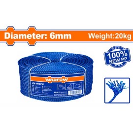 Σχοινί ΡΡ 6mm / 1.300m / 20Kg Wadfow (WRZ2306)