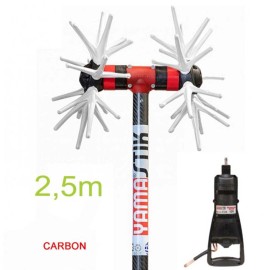Ελαιοραβδιστικό Με Μοτέρ 12-15V Βrushless Και Κοντάρι CARBON "ΝΙΦΑΔΑ Χ14" YAMASTIK 2.5m