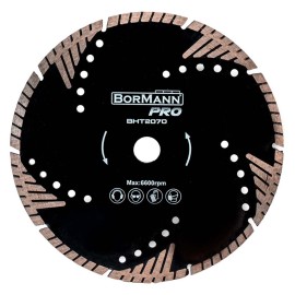 Διαμαντόδισκος TRIANGLE TURBO Φ115x2.0x22.2mm 8mm BHT2070 BORMANN Pro (035688)