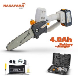 Κλαδευτικό Αλυσοπρίονο Μπαταρίας 21V 4Ah EC1550 Brushless 20cm Oil Tank Nakayama (055655)