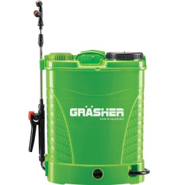 Ψεκαστήρας Πλάτης Μπαταρίας 12V GRASHER 16Lt (101086)