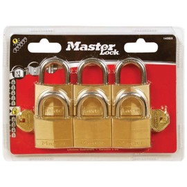 ΣΕΤ 6 Λουκέτα Μπρούτζινα 40mm με Ίδιο Κλειδί MASTERLOCK (140460112)