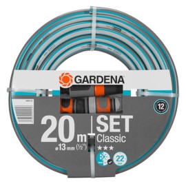 Σετ Λάστιχο Classic 1/2'' 20m Με Συνδέσμους Gardena (18008-20) 