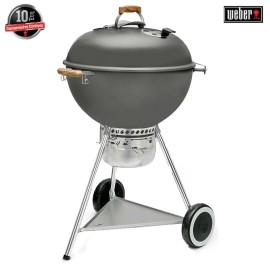 Weber Master Touch 70th Anniversary Edition Στρογγυλή Ψησταριά Κάρβουνου με Καπάκι και Ρόδες Γκρι 57εκ.