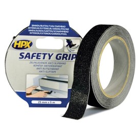 Ταινία Safety Grip Αντιολισθητική Ασφαλείας Μαύρη 25mm X 5m HPX (250501122)