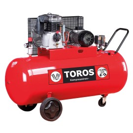 Επαγγελματικός Αεροσυμπιεστής Με Ιμάντα 4Hp Toros MK113-270-4 (602063)