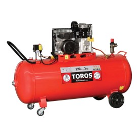 Αεροσυμπιεστής με Ιμάντα 270lt  3Hp 230V TOROS (602041)