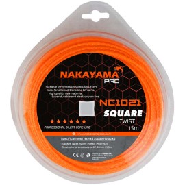 Μεσινέζα Square Twist 2.4mm-15m NC1021 Nakayama Pro (043249)