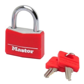 Λουκέτο Χρωματιστό 40mm με Ίδιο Κλειδί MASTERLOCK 9141EURDCOL (914400112)